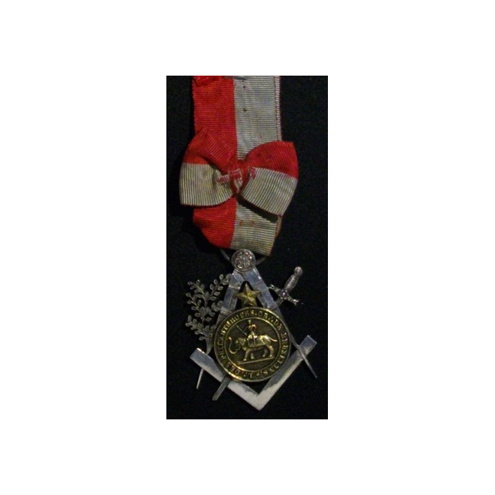 MÉDAILLE DE LA LOGE DES PHILANTHROPES A L'ORIENT DE BRUXELLES