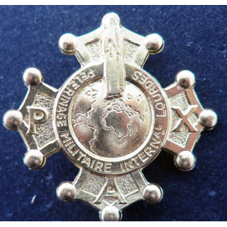 PMI : 6° pèlerinage militaire international de Lourdes en 1964 doré