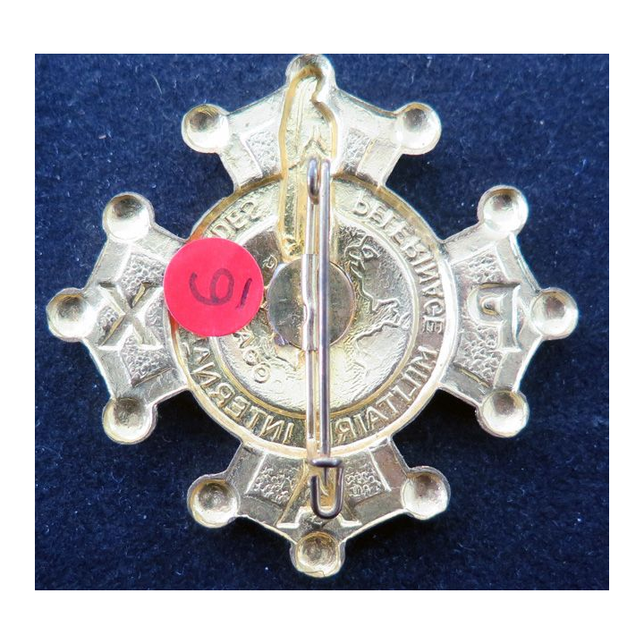 PMI : 6° pèlerinage militaire international de Lourdes en 1964 doré