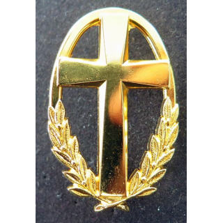 Insigne d'aumonier catholique doré Coinderoux GS 78
