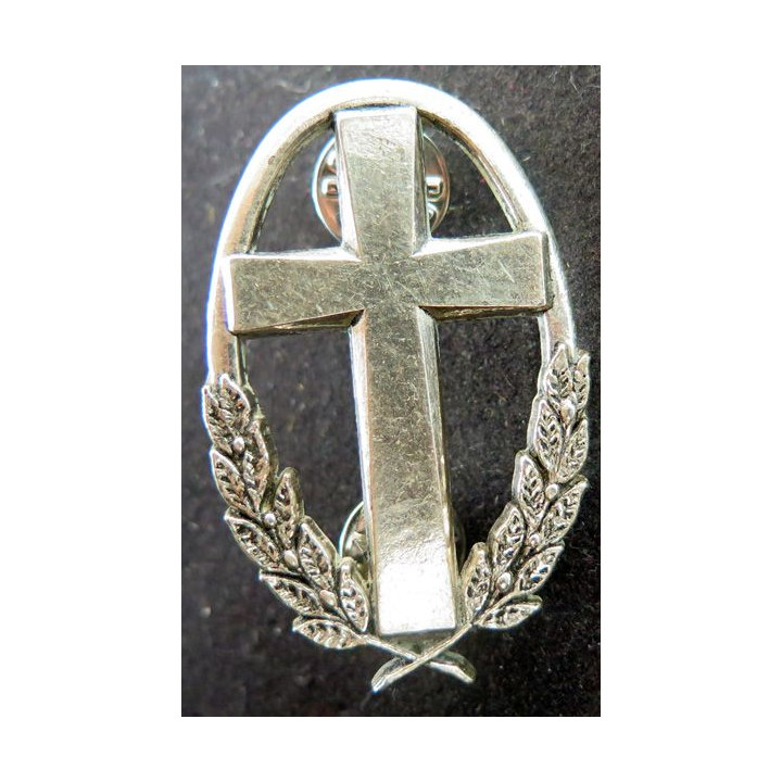 Insigne d'aumônier catholique argenté Coinderoux GS 78