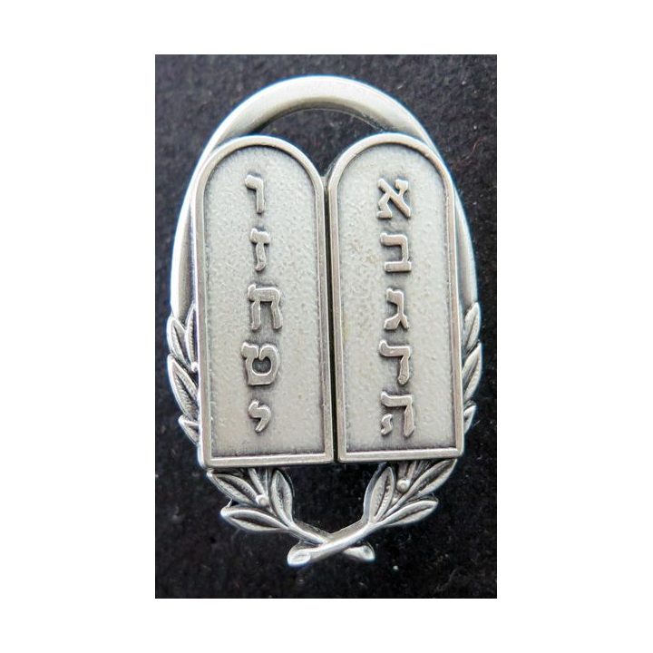 Insigne d'aumônier israëlite argenté AB Paris GS 80
