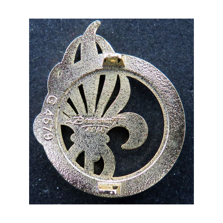 1°REI : insigne de béret du 1° Régiment étranger d'infanterie Boussemart G 4579