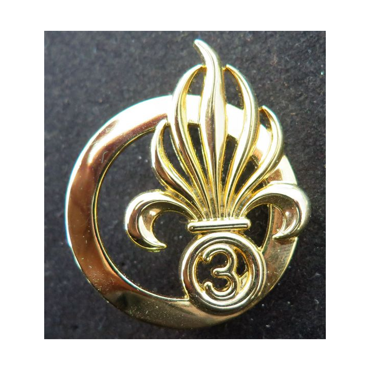3° REI : insigne de béret du 3° Régiment étranger d'infanterie Boussemart G 4581