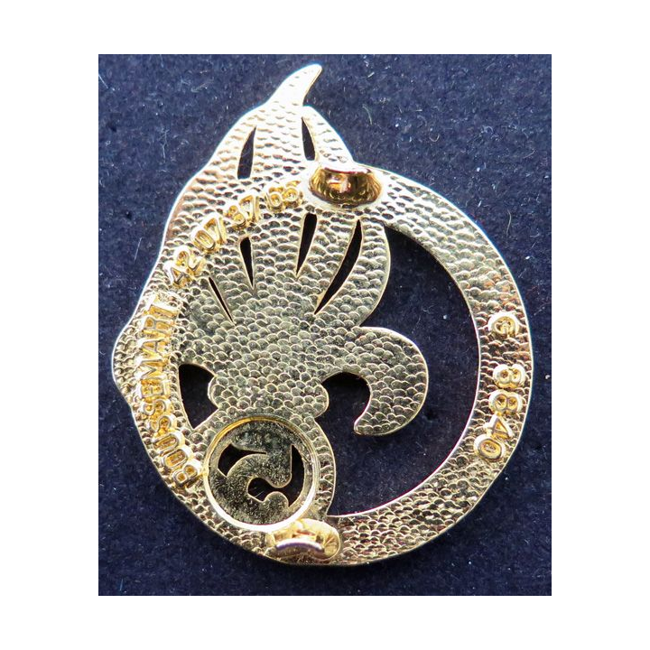 5° REI : insigne de béret du 5° Régiment étranger d'infanterie Boussemart G. 3840