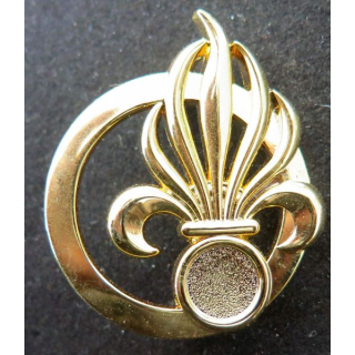 DLEM : insigne de béret doré du détachement de la Légion étrangère à Mayotte Boussemart G. 4920