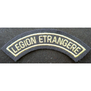 bande d'épaule de la Légion étrangère 11 cm de largeur sur scratch
