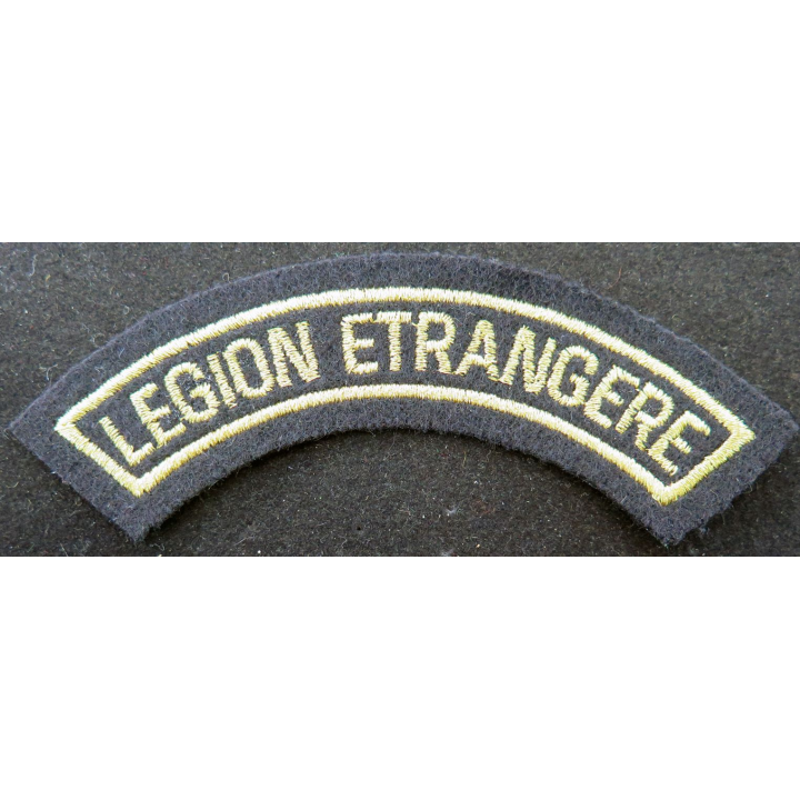 bande d'épaule de la Légion étrangère 11 cm de largeur sur scratch