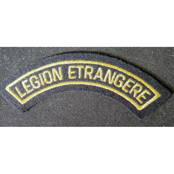 bande d'épaule de la Légion étrangère 11 cm de largeur sur scratch