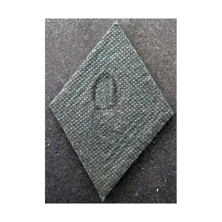 LOSANGE DE BRAS MODÈLE 45 : Ecusson modèle sous officier Légion Etrangère en fil doré (laminette)