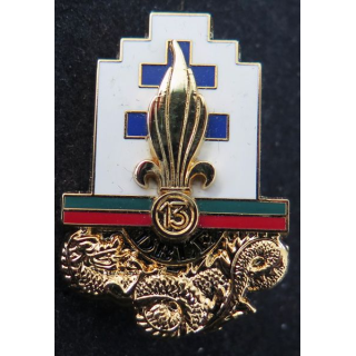 13° DBLE : 13° demi brigade de la légion étrangère Y. Boussemart H. 119 vert sur rouge
