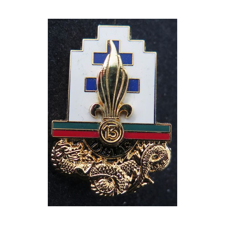 13° DBLE : 13° demi brigade de la légion étrangère Y. Boussemart H. 119 vert sur rouge