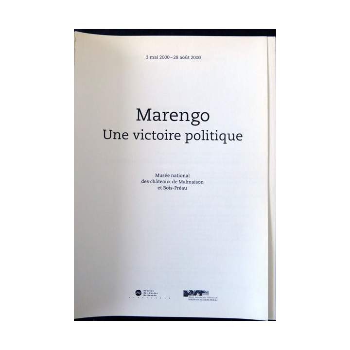 Marengo une victoire politique de Jérémie Benoît aux éditions des Musées Nationaux