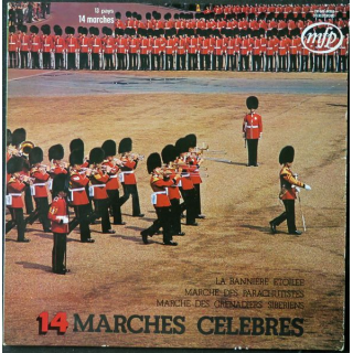 DISQUE 33 TOURS : 14 marches célèbres de 13 Pays