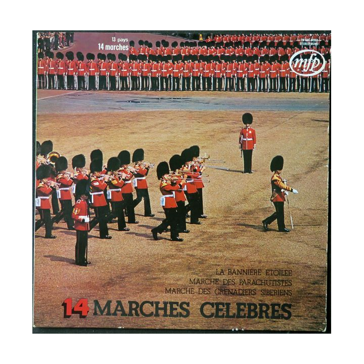 DISQUE 33 TOURS : 14 marches célèbres de 13 Pays