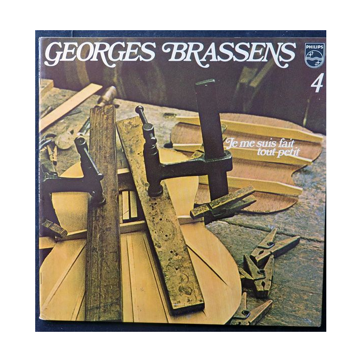 DISQUE 33 TOURS : Georges Brassens Chanson Je me suis fait tout petit vol 4