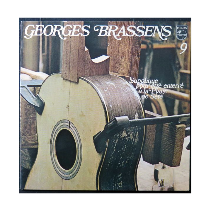 DISQUE 33 TOURS : Georges Brassens supplique pour être enterré à la Plage de Sète vol 9