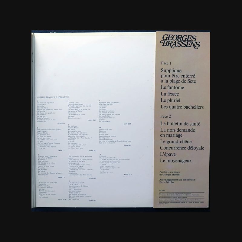 Brassens supplique pour être enterré à la Plage de Sète vol 9