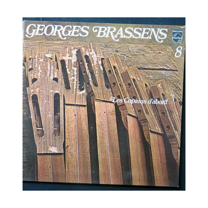 DISQUE 33 TOURS : Georges Brassens Les Copains d'abord vol 8