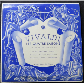 DISQUE 33 TOURS : Vivaldi les quatre saisons Kaufman Violon, Swoboda Direction 