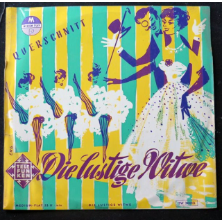 DISQUE 33 TOURS : Franz Lehar Die lustige Witwe Querschnitt