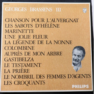 DISQUE 33 TOURS : Georges Brassens vol 3