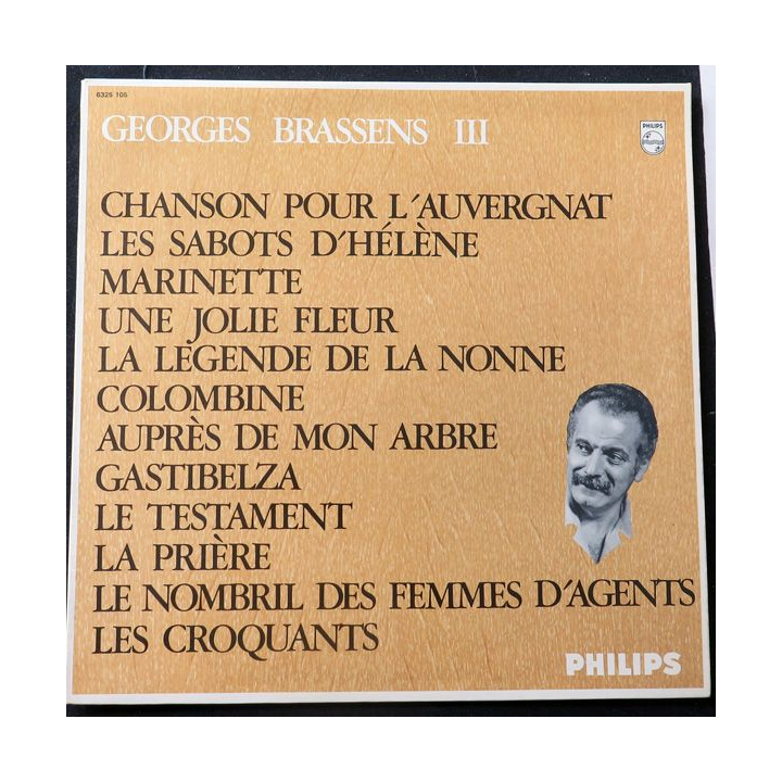 DISQUE 33 TOURS : Georges Brassens vol 3