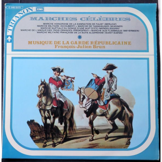 DISQUE 33 TOURS : Musique de la Garde Républicaine avec François-Julien Brun marches célèbres