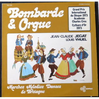 DISQUE 33 TOURS : Bombarde et Orgue marches mélodies et danses de Bretagne