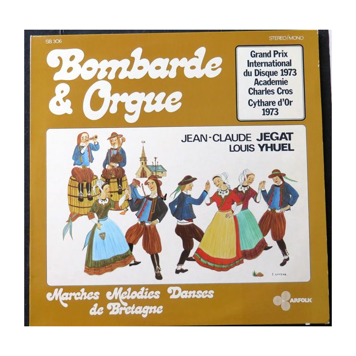 DISQUE 33 TOURS : Bombarde et Orgue marches mélodies et danses de Bretagne
