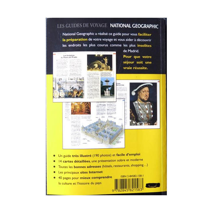 Les guides de voyage : Madrid aux Editons National Géographic