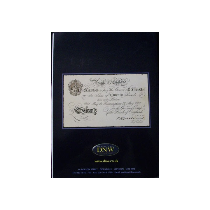 Catalogue DNW de pièces de monnaies, jetons, billets  et médailles 