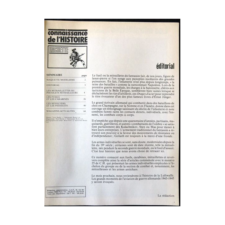MAGAZINE : Connaissance de l'Histoire N° 34 Avril 1981
