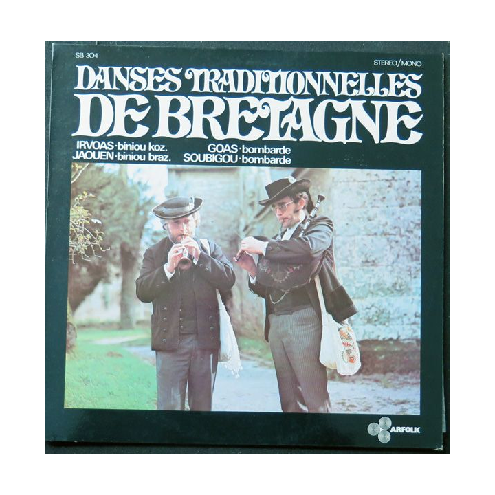 DISQUE 33 TOURS : Dansestraditionnelles de Bretagne