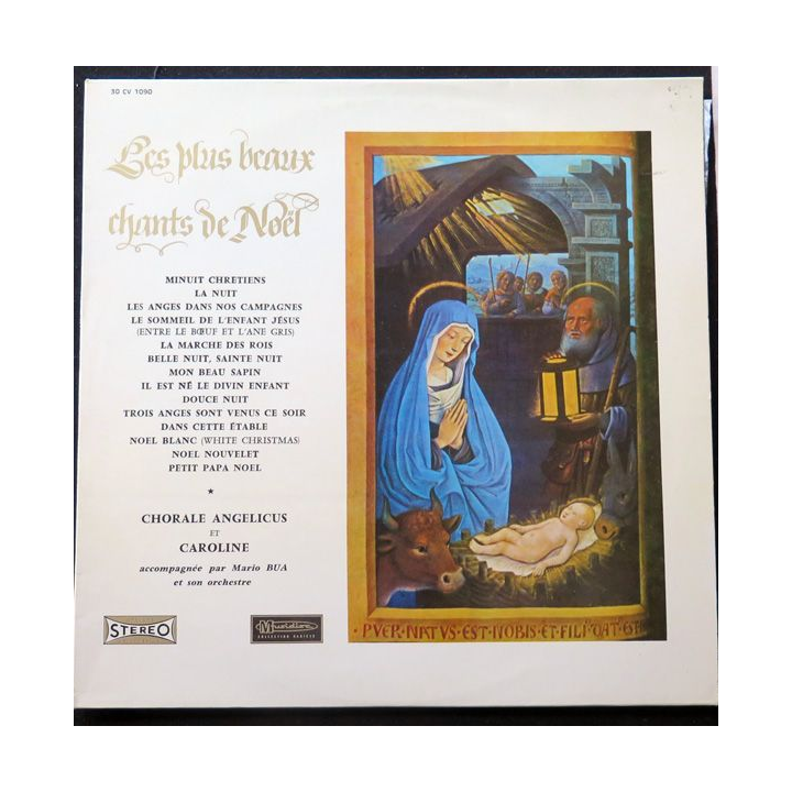 DISQUE 33 TOURS : Les plus beaux chants de Noël