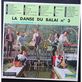 DISQUE 33 TOURS : La Danse du Balai n°3 Louis Corchia et son accordéon
