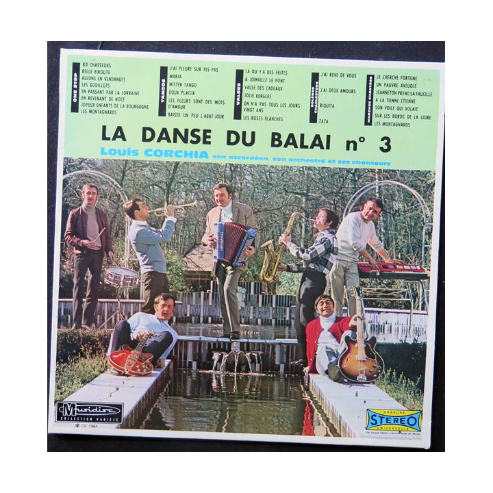DISQUE 33 TOURS : La Danse du Balai n°3 Louis Corchia et son accordéon