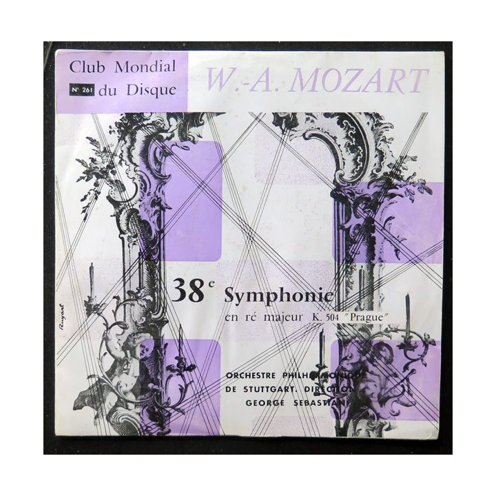 DISQUE 33 TOURS : Mozart 38° Symphonie en ré majeur K 504 Prague