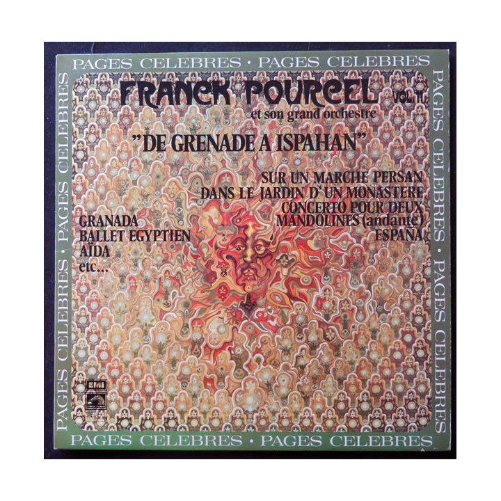 DISQUE 33 TOURS : Franck Pourcel et son grand orchestre " De Grenade à Ispahan "