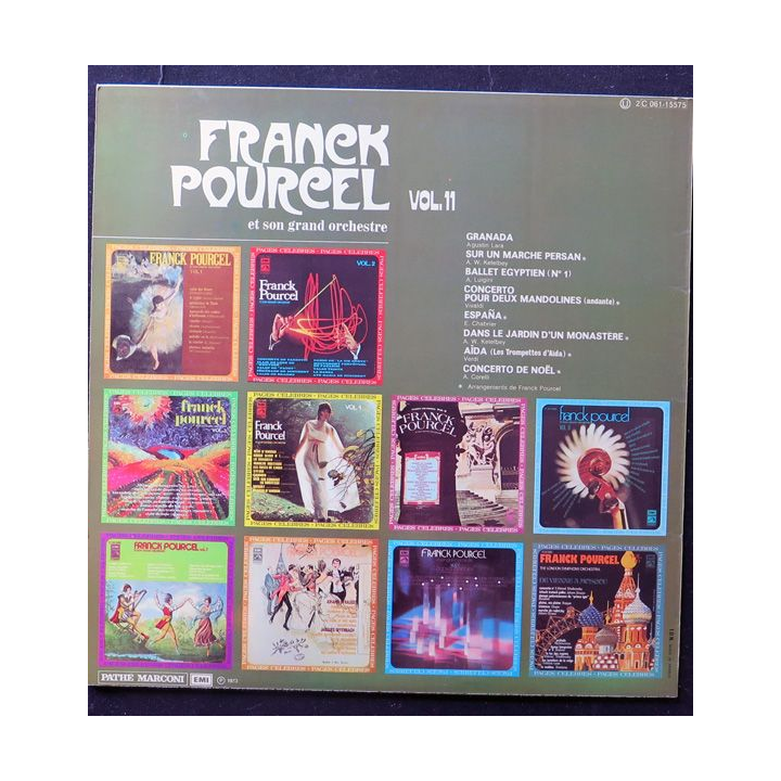 DISQUE 33 TOURS : Franck Pourcel et son grand orchestre " De Grenade à Ispahan "