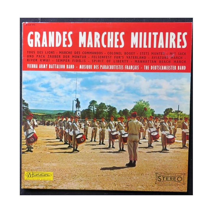 DISQUE 33 TOURS : Grandes marches militaires 