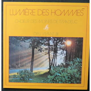 DISQUE 33 TOURS : Lumière des Hommes avec les moines de l'abbaye de Timadeuc