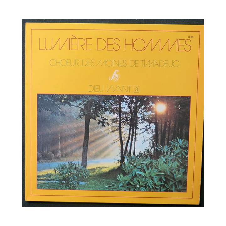 DISQUE 33 TOURS : Lumière des Hommes avec les moines de l'abbaye de Timadeuc