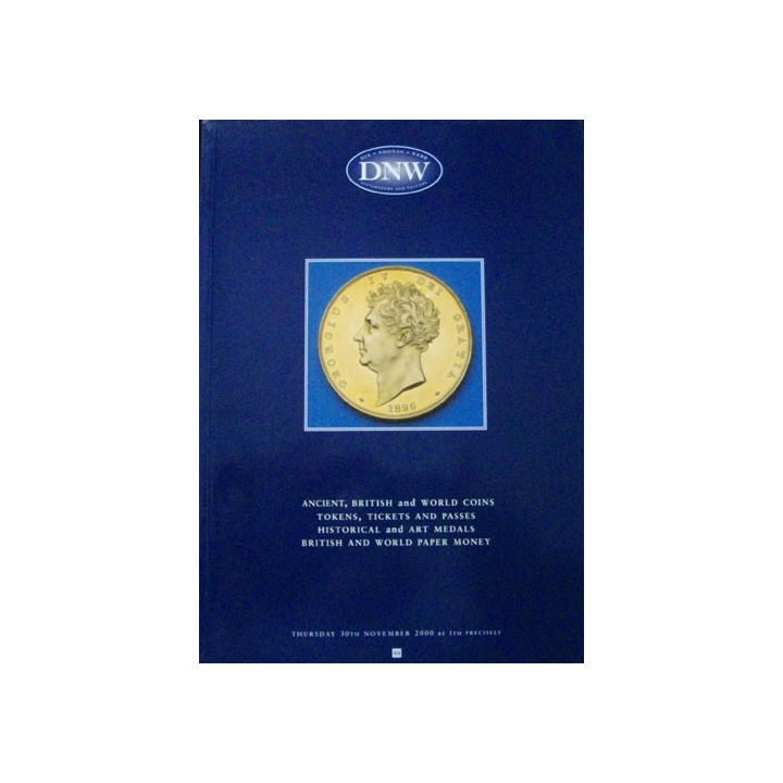 Catalogue DNW de pièces de monnaies, jetons, billets  et médailles