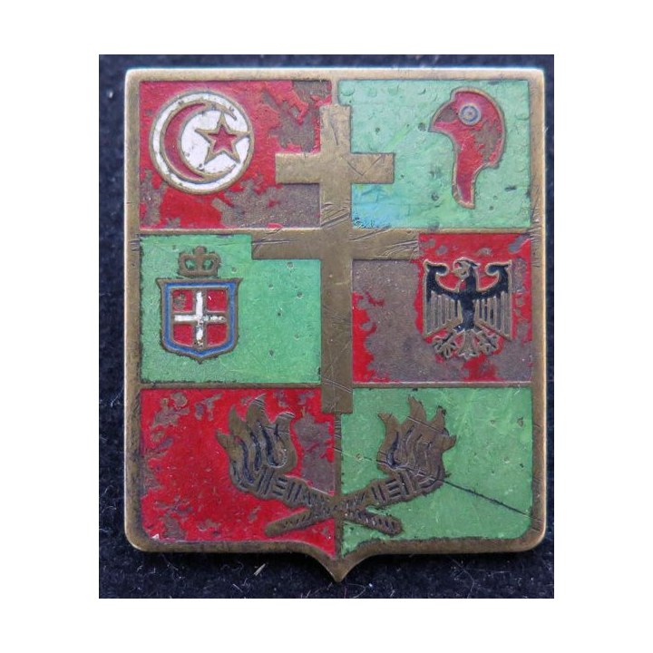 SEA 1° Armée : service des essences 1° armée en métal peint