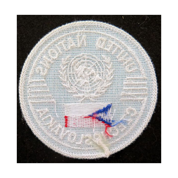Insigne de manche United nations Czechoslovakia diamètre 7 cm