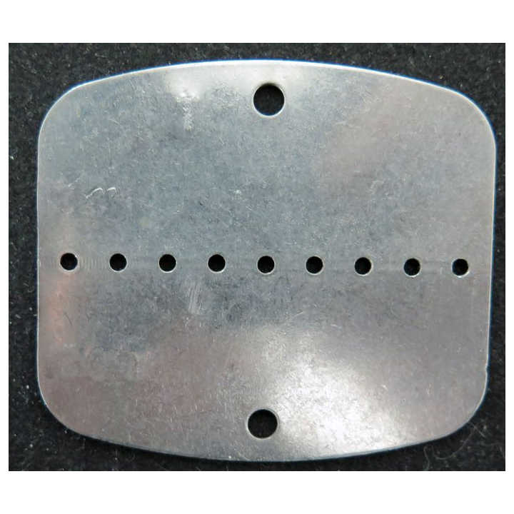 Plaque d'identité militaire matriculée nominative 