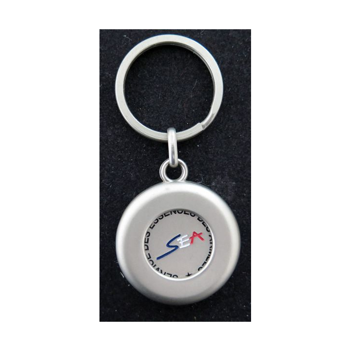 SEA : Porte clef jeton de caddie du service des essences des armées