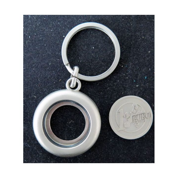 SEA : Porte clef jeton de caddie du service des essences des armées