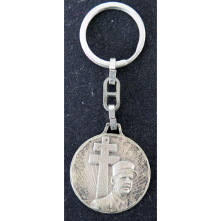 Porte clef du 25° anniversaire du décès du général de Gaulle 1970 - 1995